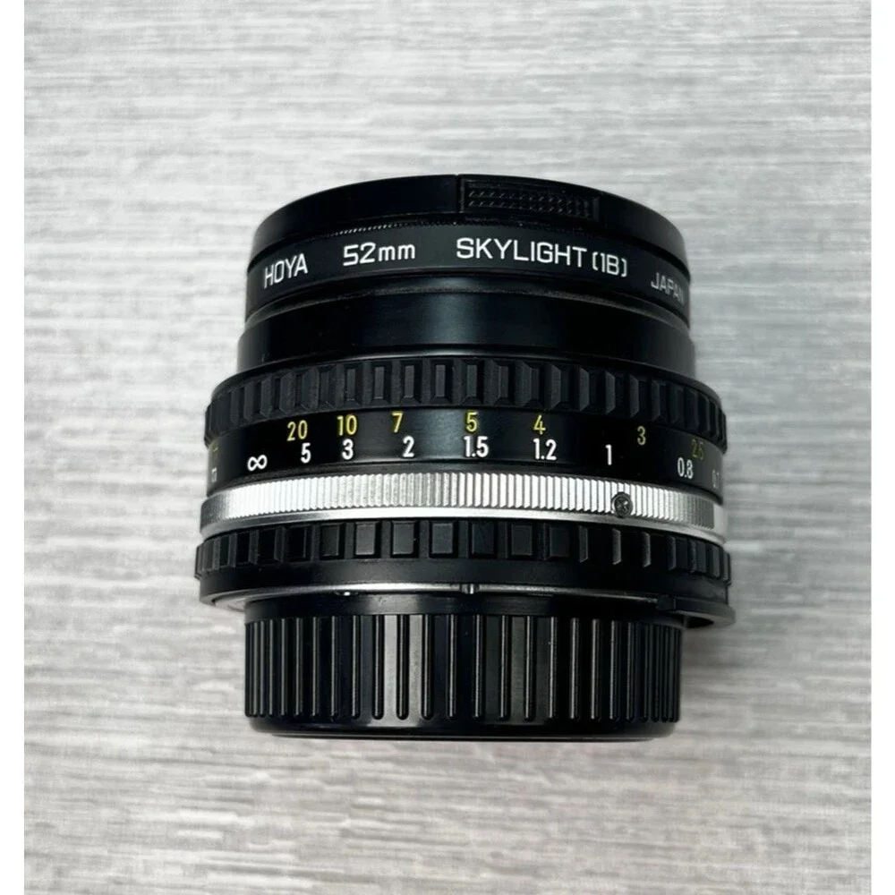 Nikon Lens Series E 50mm 1:1.8 Lens / Hoya 52mm skylight (18) / case